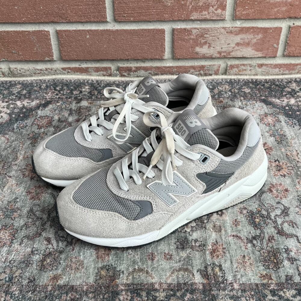 New Balance 580 Raincloud Grey White / Men 8 Women 9.5 / Retro Running MT580MG2